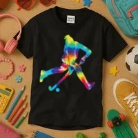 Field Hockey Tie Dye Kids T-Shirt thumb 3
