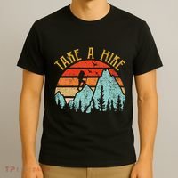 Funny Hikingshirt Take A Hike Mountain Hiker T-Shirt thumb 3