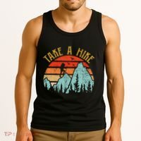 Funny Hikingshirt Take A Hike Mountain Hiker Tank Top thumb 3