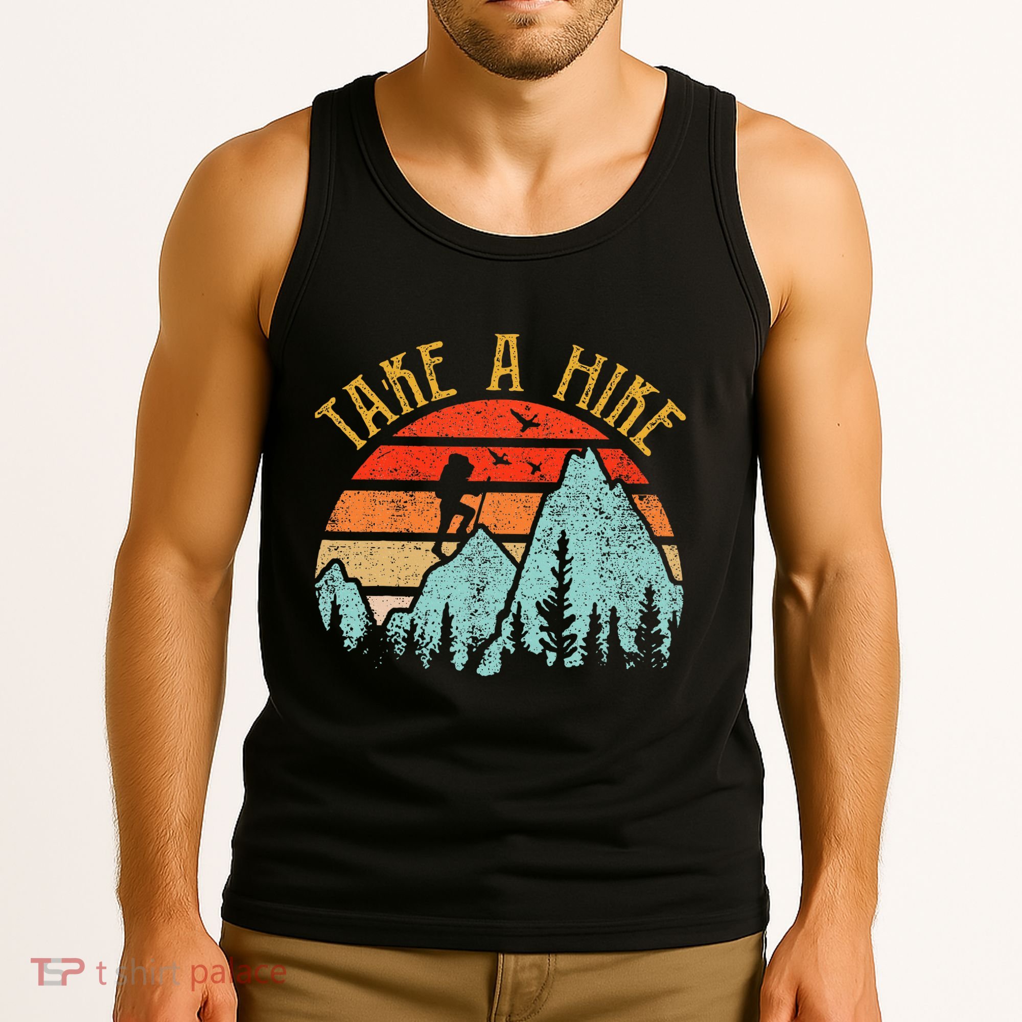 Funny Hikingshirt Take A Hike Mountain Hiker Tank Top