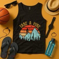 Funny Hikingshirt Take A Hike Mountain Hiker Tank Top thumb 4