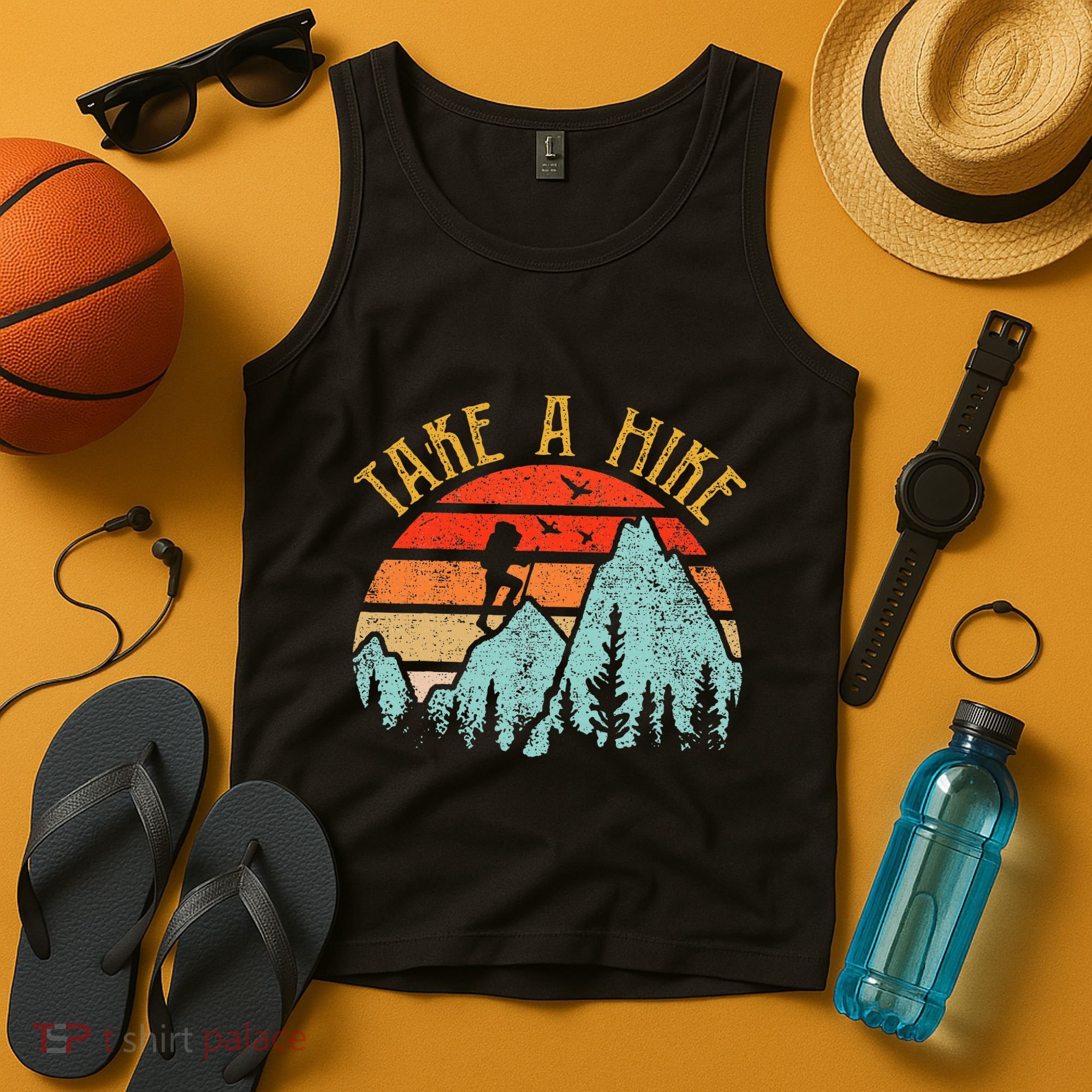 Funny Hikingshirt Take A Hike Mountain Hiker Tank Top