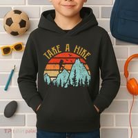 Funny Hikingshirt Take A Hike Mountain Hiker Kids Hoodie thumb 2