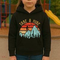Funny Hikingshirt Take A Hike Mountain Hiker Kids Hoodie thumb 3