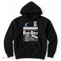 Funny How To Play Disc Golf Hoodie thumb 0