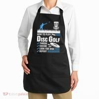 Funny How To Play Disc Golf Apron thumb 2