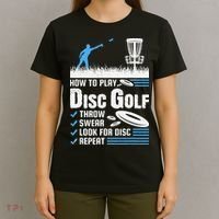 Funny How To Play Disc Golf T-Shirt thumb 4