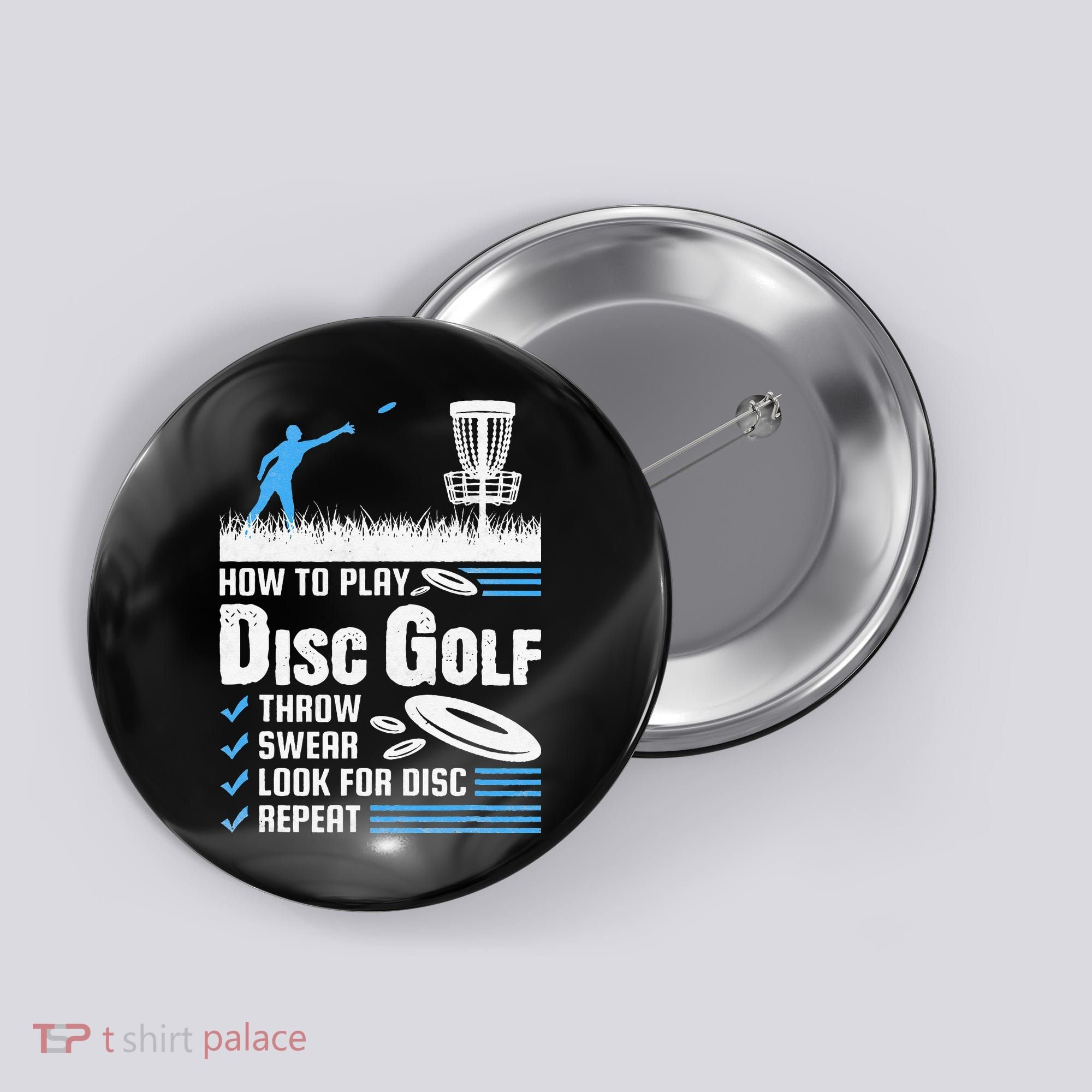 Funny How To Play Disc Golf Button