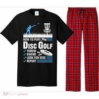 Funny How To Play Disc Golf Pajama Set thumb 0