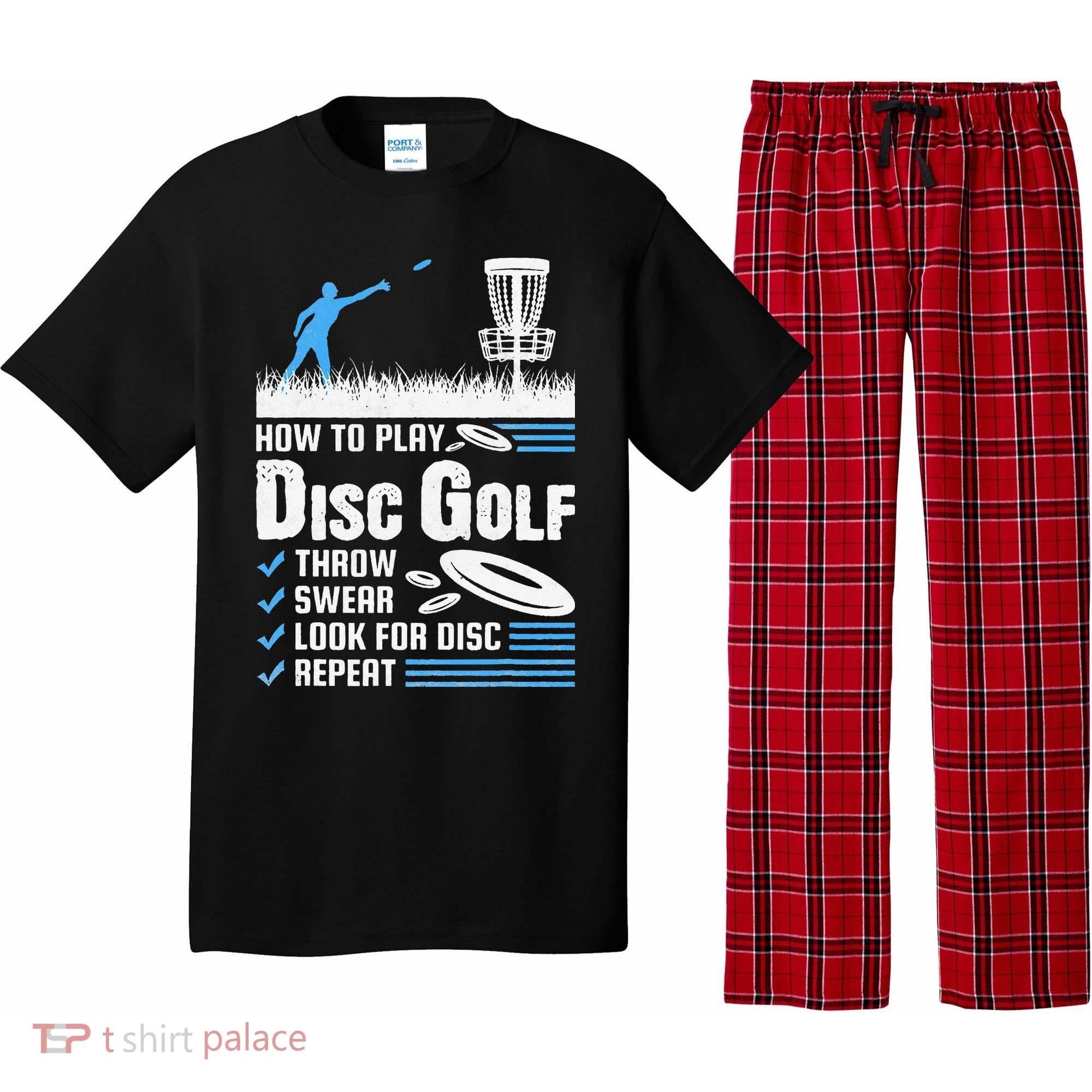 Funny How To Play Disc Golf Pajama Set