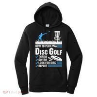 Funny How To Play Disc Golf Women's Hoodie thumb 0