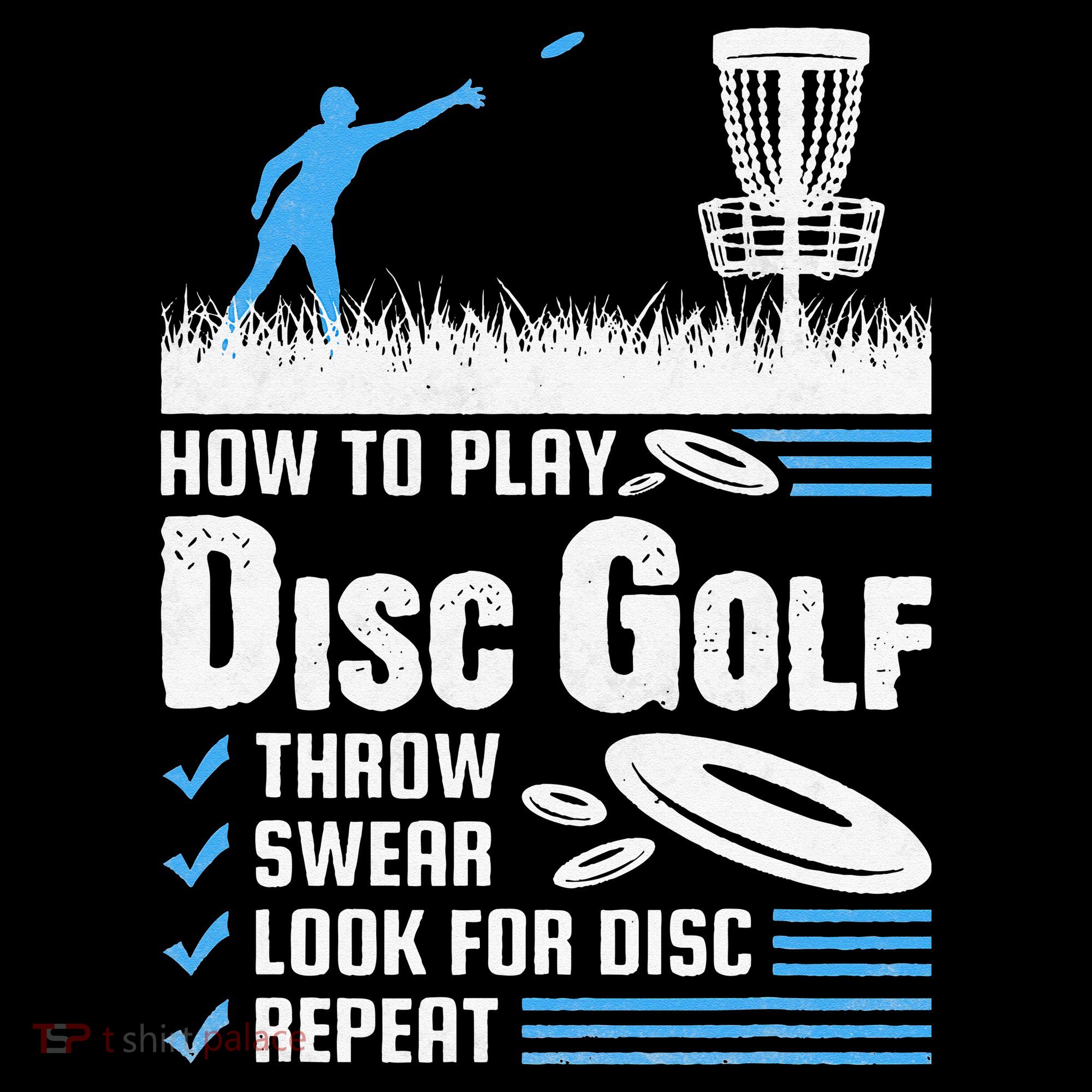 Funny How To Play Disc Golf Ornament