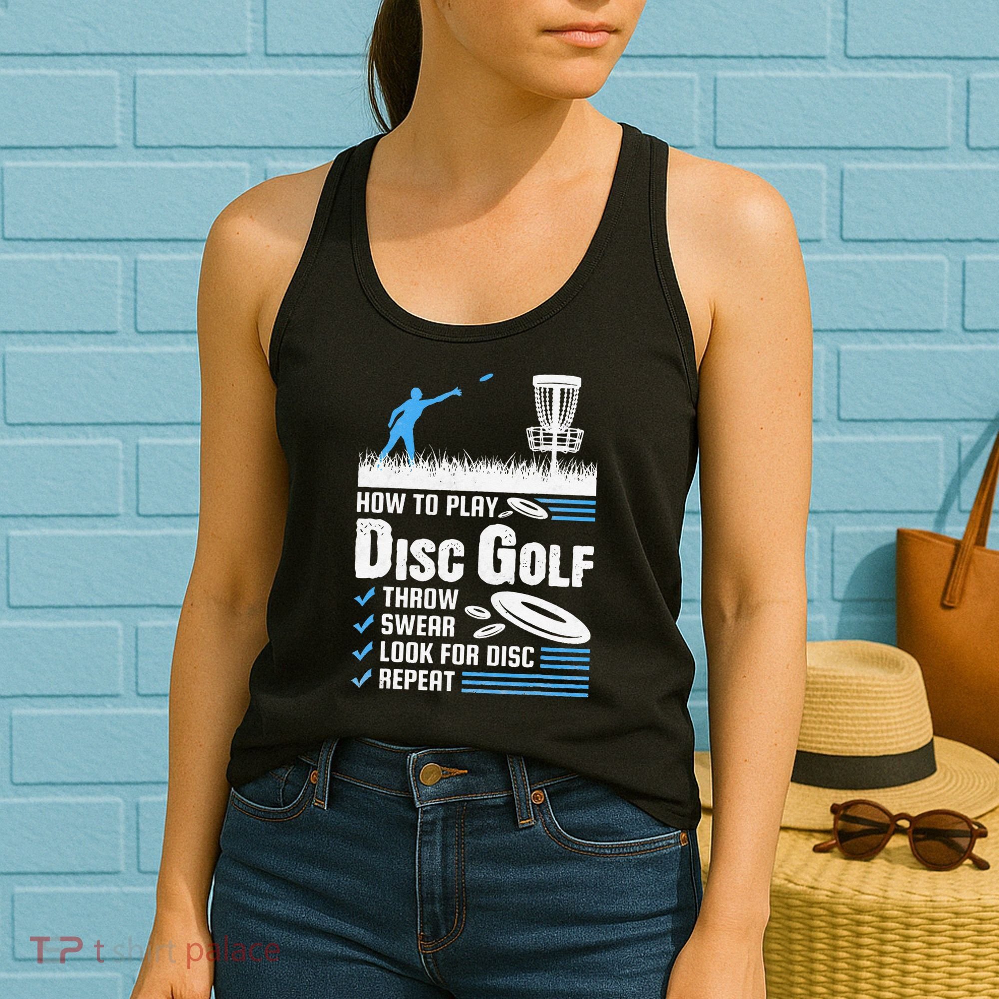 Funny How To Play Disc Golf Women's Tank Top