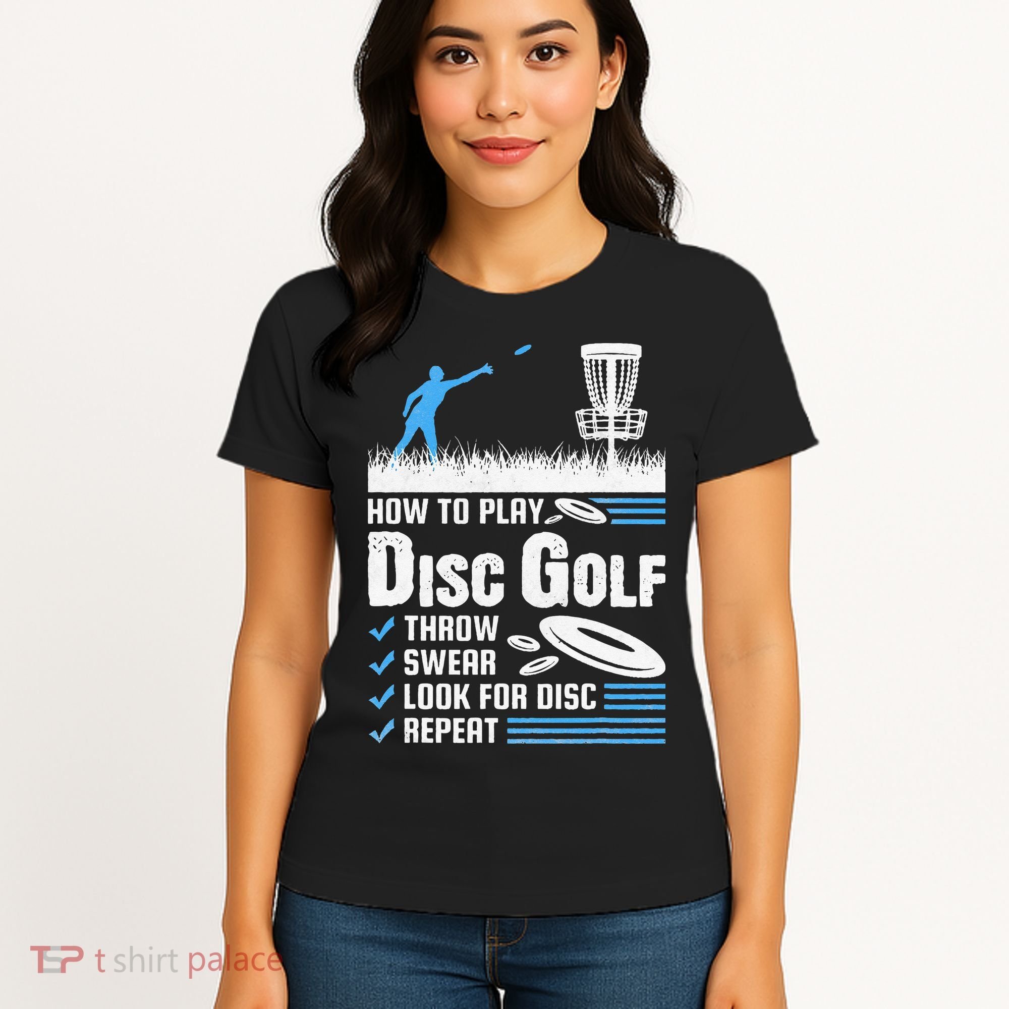 Funny How To Play Disc Golf Women's T-Shirt