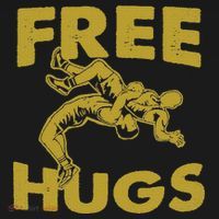 Free Hugs T Wrestling Gift For Coach Wrestler T-Shirt thumb 7