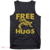 Free Hugs T Wrestling Gift For Coach Wrestler Tank Top thumb 0