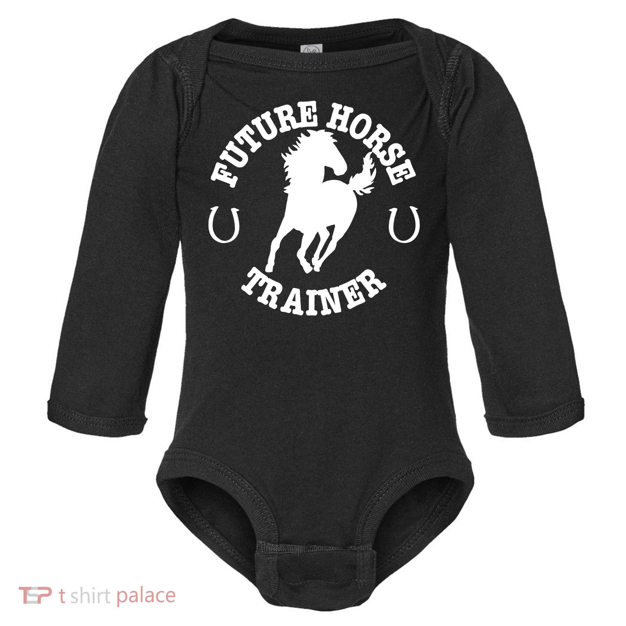 Future Horse Trainer For  Baby Long Sleeve Bodysuit