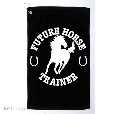 Future Horse Trainer For  Golf Towel