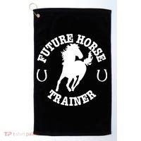 Future Horse Trainer For  Golf Towel thumb 0