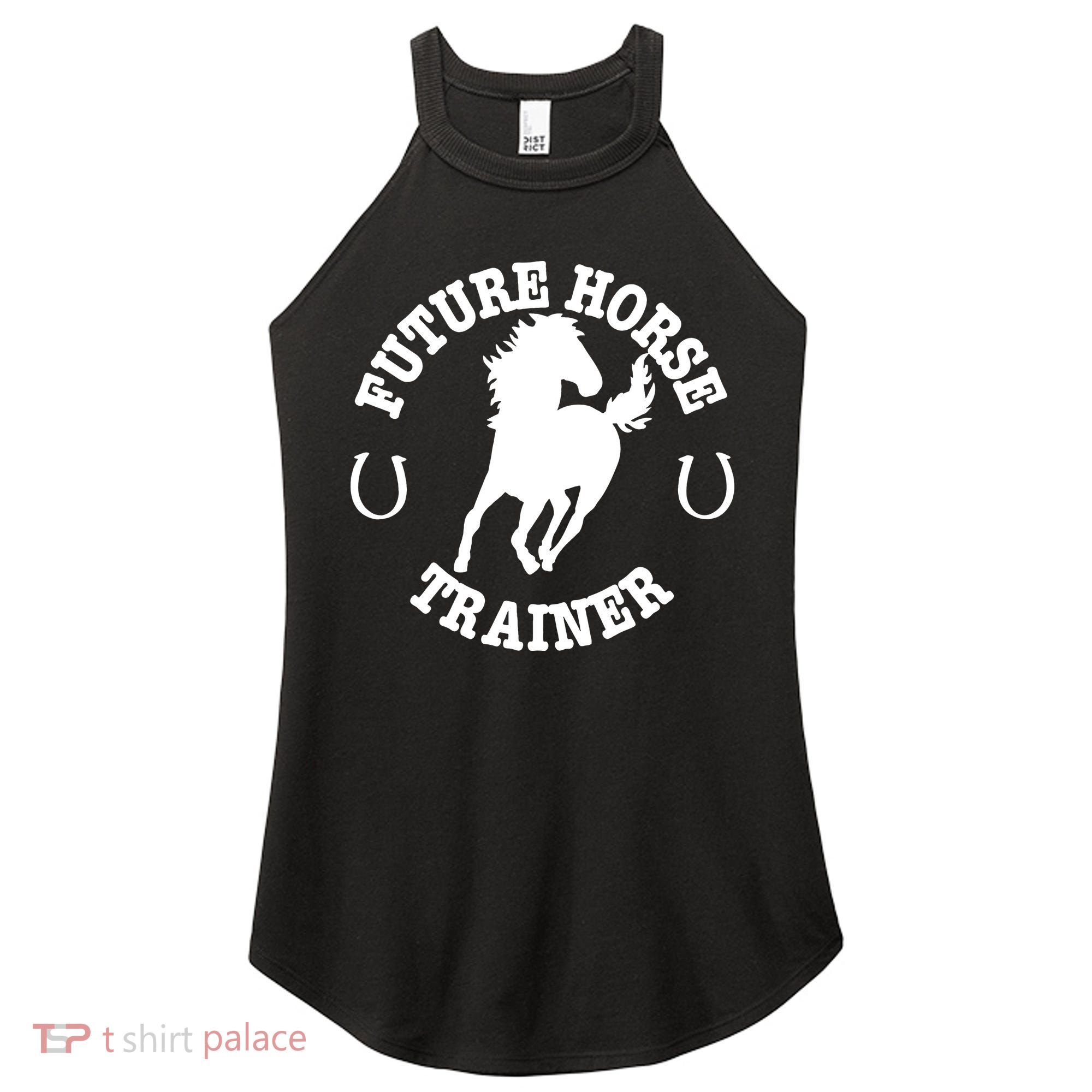 Future Horse Trainer For  Women's Perfect Tri Rocker Tank
