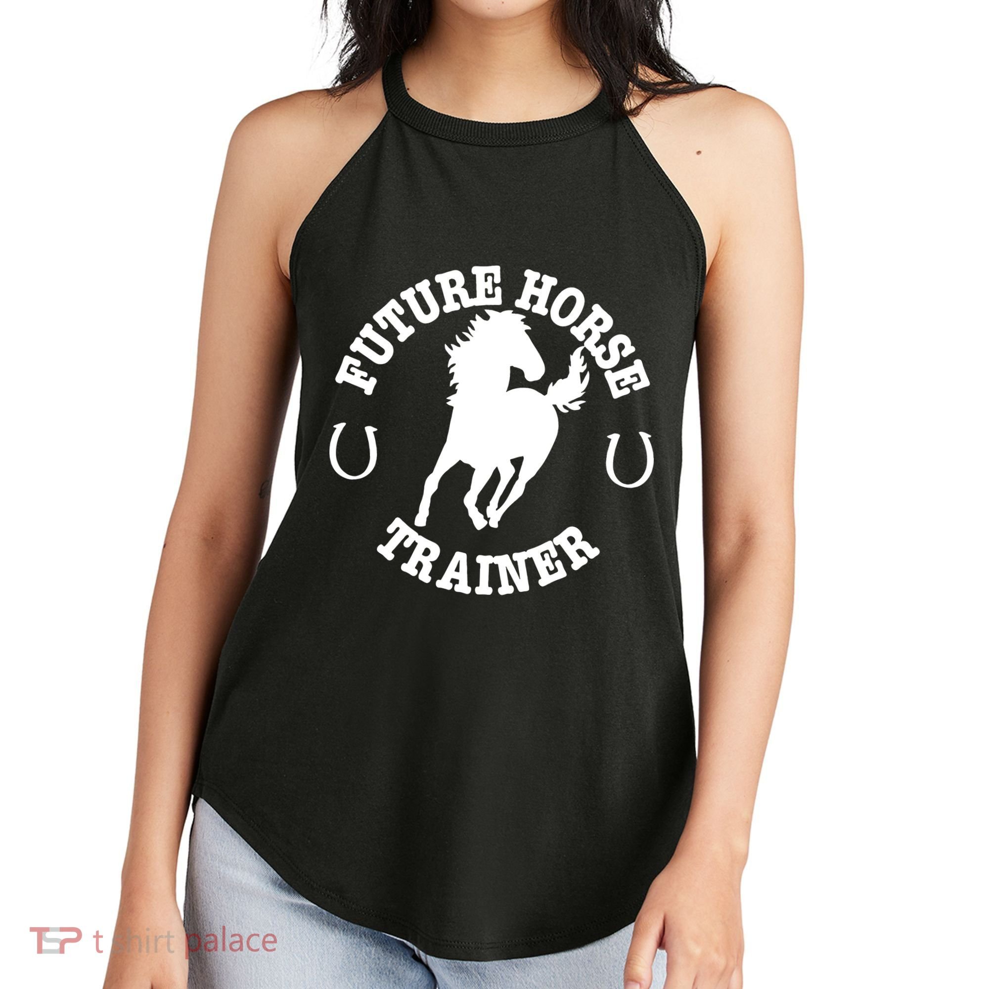 Future Horse Trainer For  Women's Perfect Tri Rocker Tank