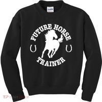 Future Horse Trainer For  Kids Sweatshirt thumb 0