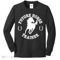 Future Horse Trainer For  Kids Long Sleeve Shirt thumb 0