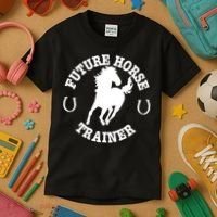 Future Horse Trainer For  Kids T-Shirt thumb 3