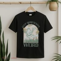 Funny Homeschool Teaching Keep Homeschool Weird Frog Mushroom T-Shirt thumb 2