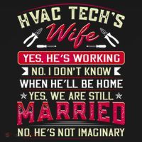 Funny Hvac Tech Wife Hvac Technicians Friend Mom Gift Bucket Hat thumb 4