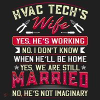 Funny Hvac Tech Wife Hvac Technicians Friend Mom Gift Hat thumb 2