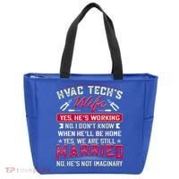 Funny Hvac Tech Wife Hvac Technicians Friend Mom Gift Tote Bag thumb 0