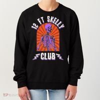 Funny Halloween Twelve Foot Skelly Club Women's Sweatshirt thumb 0