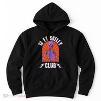 Funny Halloween Twelve Foot Skelly Club Hoodie thumb 0