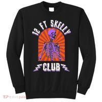 Funny Halloween Twelve Foot Skelly Club Sweatshirt thumb 0
