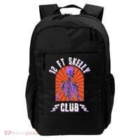 Funny Halloween Twelve Foot Skelly Club Backpack thumb 0