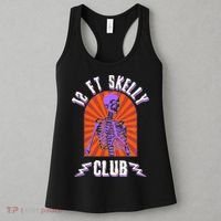 Funny Halloween Twelve Foot Skelly Club Women's Tank Top thumb 3