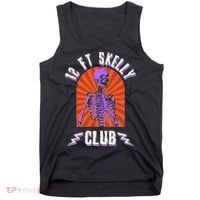 Funny Halloween Twelve Foot Skelly Club Tank Top thumb 0