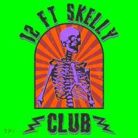 Funny Halloween Twelve Foot Skelly Club Coaster thumb 2