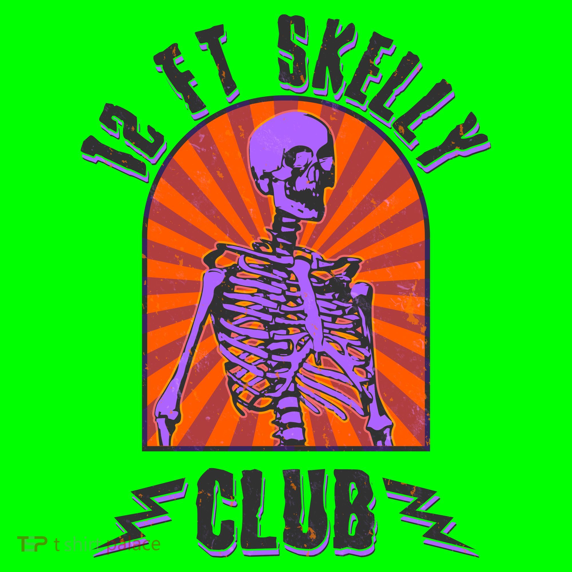 Funny Halloween Twelve Foot Skelly Club Coaster