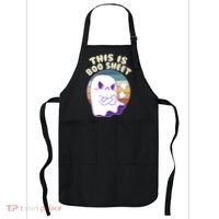 Funny Halloween This Is Boo Sheet Cute Ghost Apron thumb 0