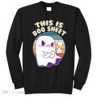 Funny Halloween This Is Boo Sheet Cute Ghost Sweatshirt thumb 0