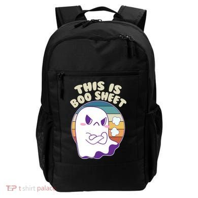 Funny Halloween This Is Boo Sheet Cute Ghost Backpack
