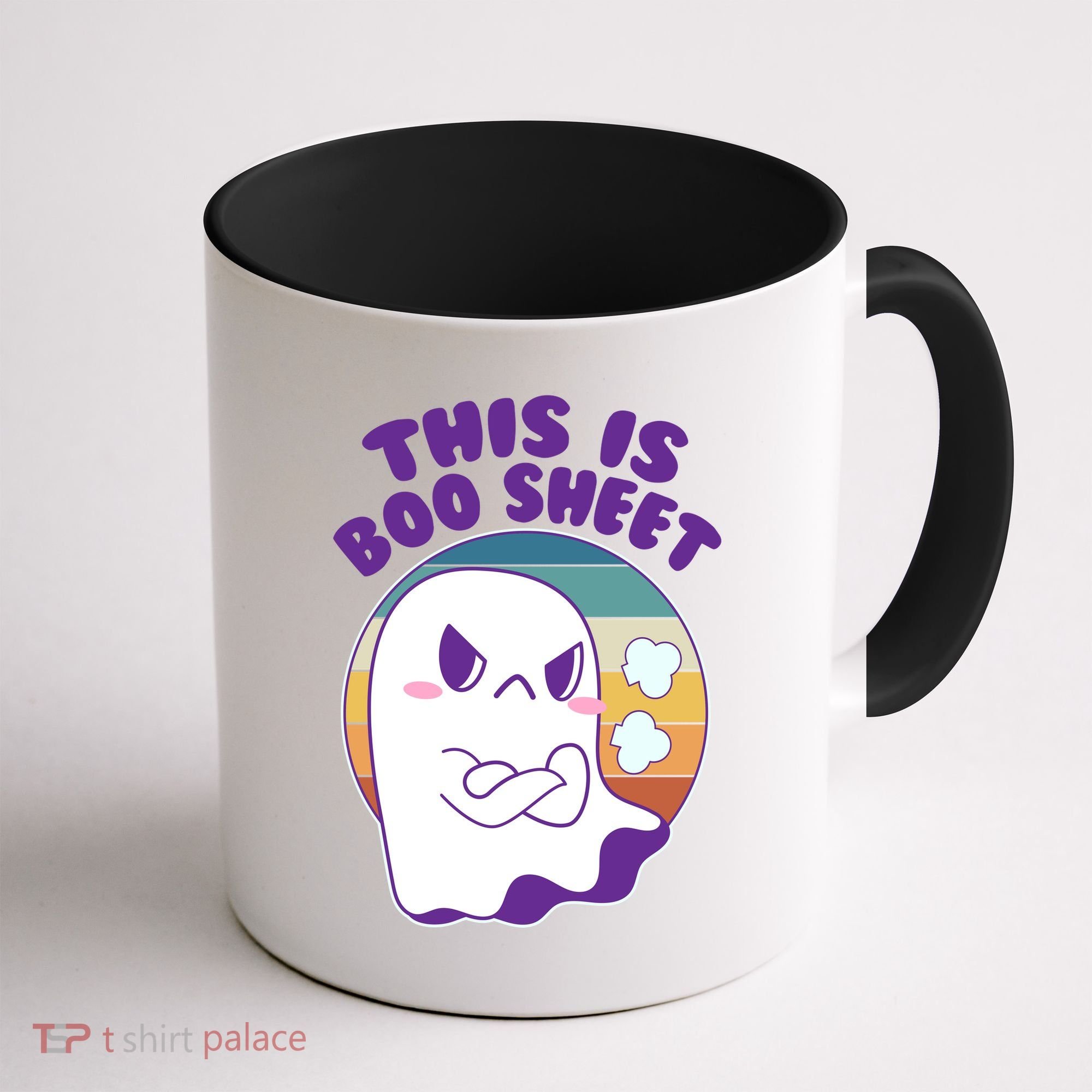 Funny Halloween This Is Boo Sheet Cute Ghost Coffee Mug