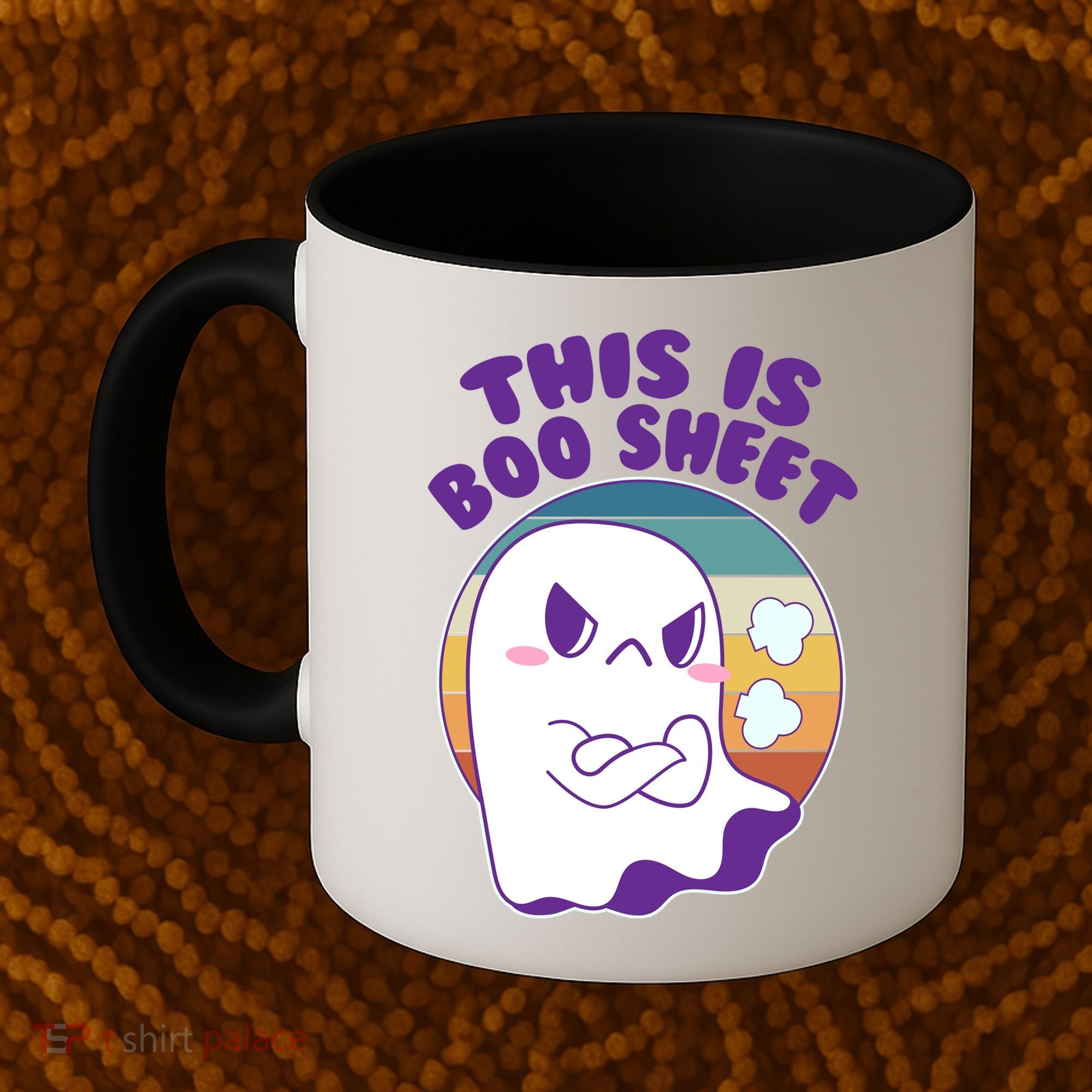 Funny Halloween This Is Boo Sheet Cute Ghost Coffee Mug