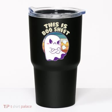 Funny Halloween This Is Boo Sheet Cute Ghost Tumbler
