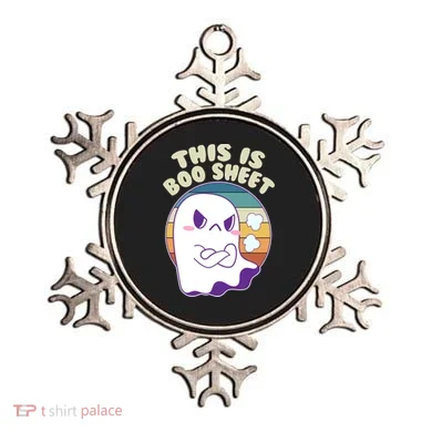 Funny Halloween This Is Boo Sheet Cute Ghost Ornament