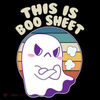 Funny Halloween This Is Boo Sheet Cute Ghost Ornament thumb 1