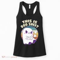 Funny Halloween This Is Boo Sheet Cute Ghost Women's Tank Top thumb 0