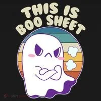 Funny Halloween This Is Boo Sheet Cute Ghost Toddler Hoodie thumb 2